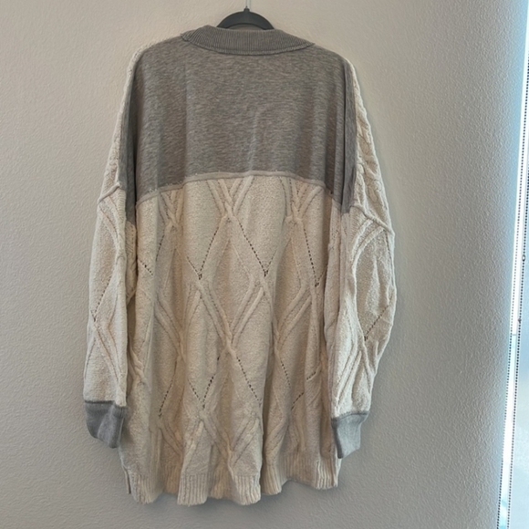 Free people Olympia sweater tunic sz L - Picture 5 of 16